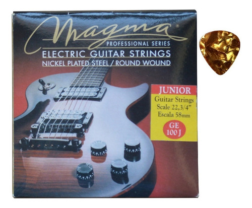 Cuerda Encordado Magma Ge100 Guitarra Electrica  Escala 