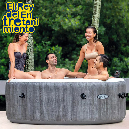Intex Pure Spa Bañera Hidromasaje Inflable 6 Personas El Rey