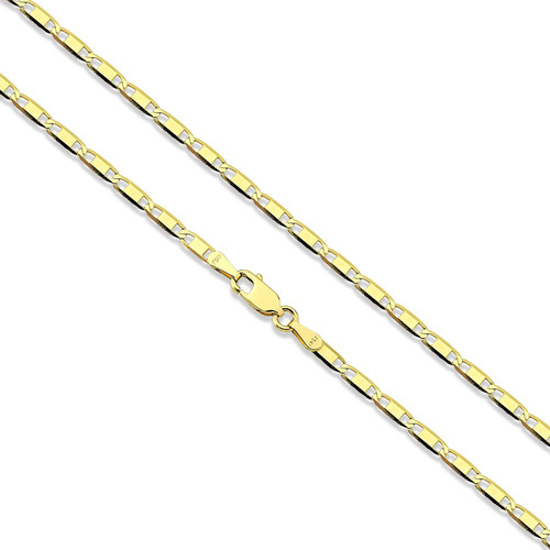 Aqua Jóias Piastrine Ouro 18K Cor Amarelo 70 cm