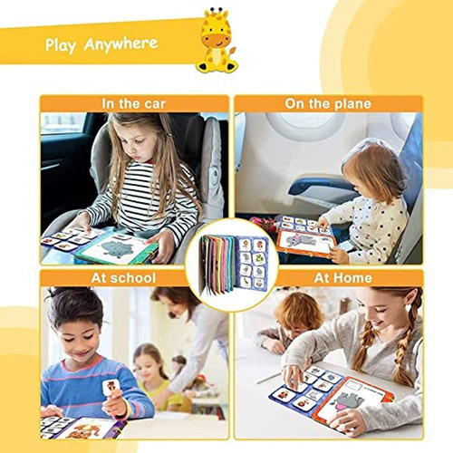 Libro Tranquilo Para Niños, Libro Interactivo Montessori