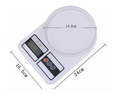 Imagen 3 de 3 de Balanza Pesa Para Cocina Y Algo Capacidad Máxima 10kg