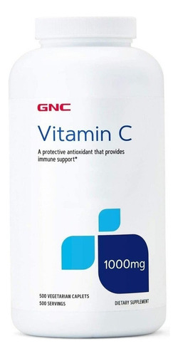 Gnc Vitamina C 1000 Mg 500 Caps,