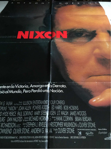 Poster Nixon Con Antony Hopkins