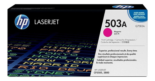 Toner Original Hp 503a Magenta Q7583a 3800 Cp3505 501a