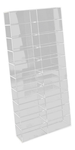 Acrílico 1/64 Escala Modelo Car Display Case 20 Rejillas