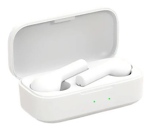 Auriculares duales inalámbricos Bluetooth 5.0 Qcy T5, color blanco