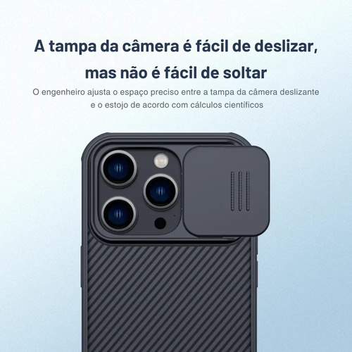 Capa Camshield Pro Case Nillkin Para iPhone 15 Pro Max