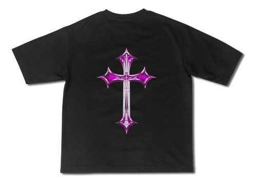 Remera Oversize Cruz Violeta Exclusive