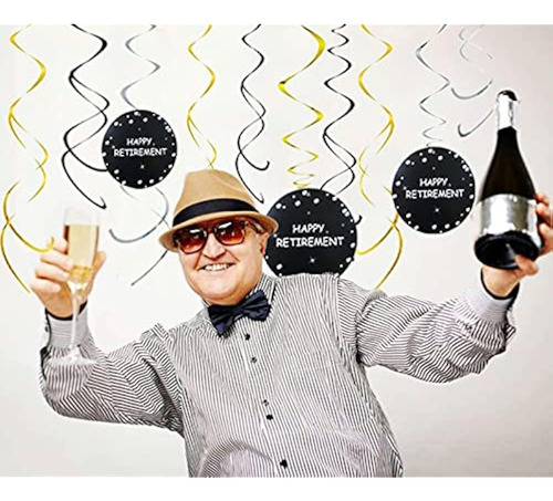 Kit De Decoración Para Fiesta De Jubilación Con Banner Y Rem