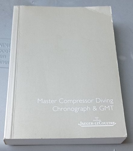 Manual Libro Jaeger Lecoultre Compressor Diving Chrono & Gmt