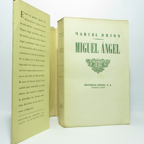 Miguel Ángel - Marcel Brion, 1948 - Losada Editorial
