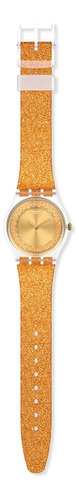 Reloj Swatch, Dama - Ge285 Por Color de la correa Dorado Color del bisel Dorado Color del fondo Dorado