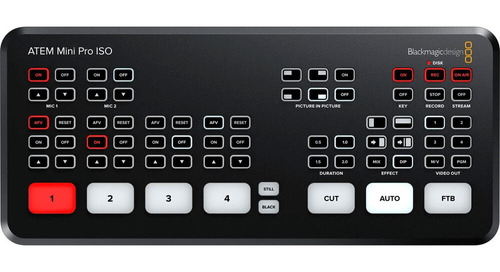 Blackmagic Switcher Atem Mini Pro Iso Hdmi Live Stream