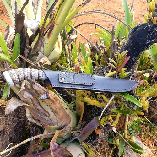 Imagem 3 de 9 de Faca De Churrasco Gaúcha Artesanal Aço Inox Rodeio 8 Pol
