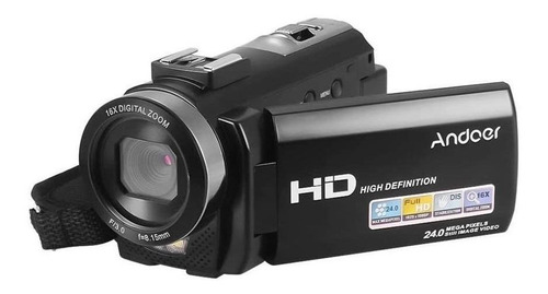 Câmera de vídeo Andoer HDV-201LM Full HD NTSC/PAL preta