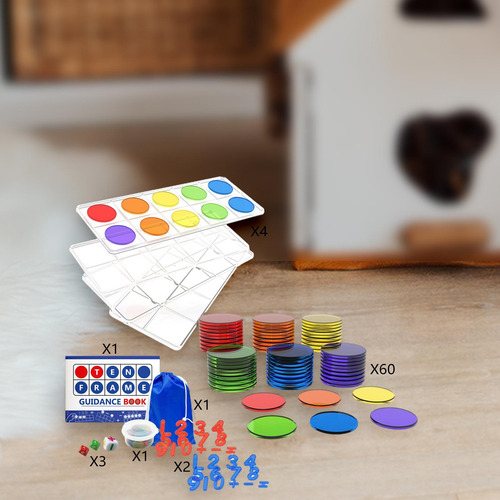 Juego De Diez Marcos, Marco Y Contadores, Conjunto Avanzado