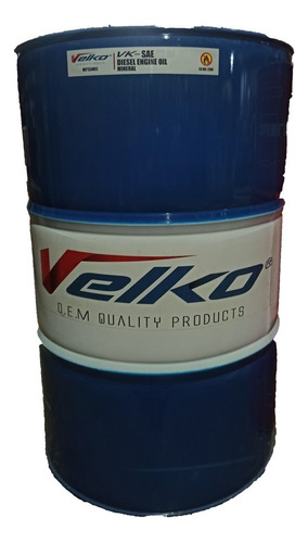 Tambor De Lubricante Velko Optimos Dual 15w40  208 Lt