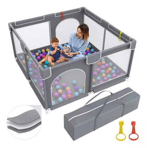 Corral Seguridad Bebe Infantil Corralito Plegable Juego Aro