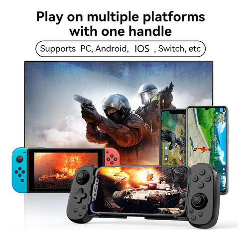 . Controlador De Juego Inalámbrico D6 Gamepad Joystick