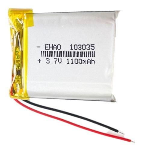 Bateria 103035 3.7v 1100mah 