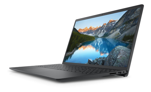 Notebook Dell Inspiron 3515 negra 15.5", AMD Ryzen 5 3450U 8GB de RAM 256GB SSD, AMD Radeon RX Vega 8 (Ryzen 2000/3000) 1366x768px Windows 11
