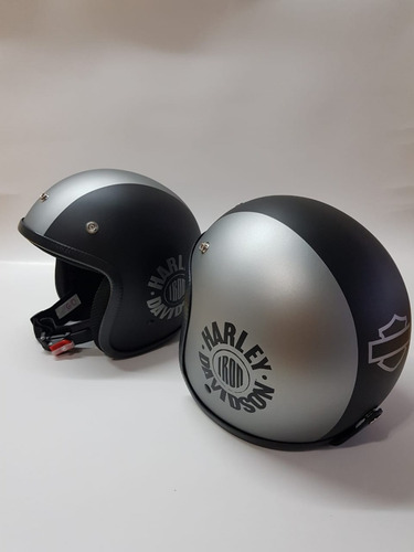 Imagem 2 de 7 de Capacete Old School Harley Davidoson Iron 2020 - Rebaixado