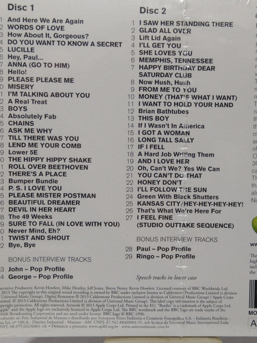Cd Digipack Duplo The Beatles On Air