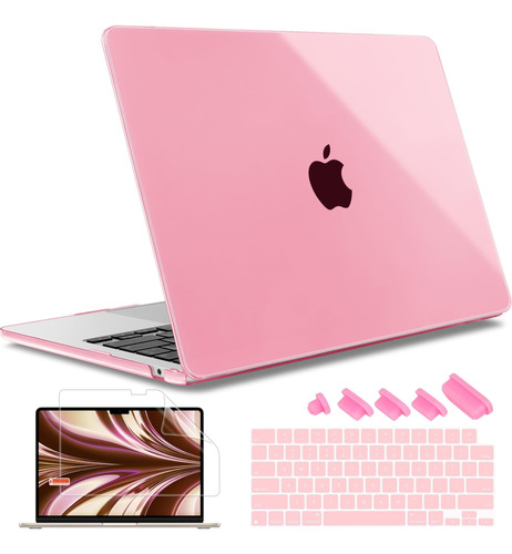 Funda May Chen Para Macbook Air 13 M2 + C/teclado Pinkc