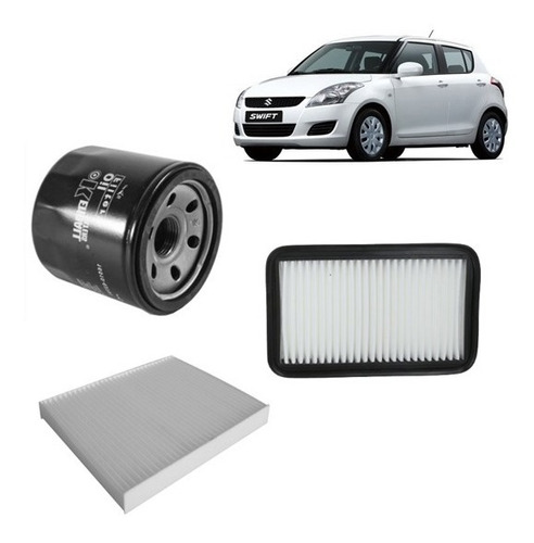 Filtros Aceite/aire/polen Para Suzuki Swift 1.3 2004-2011