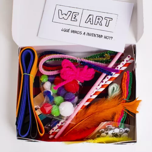 Kit De Manualidades Para Niños - Caja Mediana - We Art
