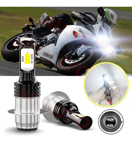 Para Suzuki Eiger 400 4x4 Automático 02-07 Moto H6 Led Focos