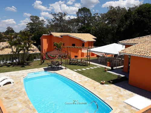 Imagem 1 de 15 de Linda Chácara À Venda No Jardim Brasil Atibaia - Ch0085-1