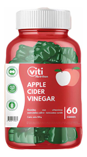 Vinagre De Manzana Control Apetito Sin Azúcar