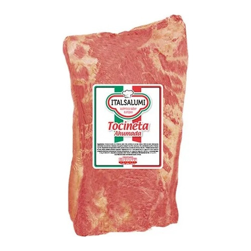 Pieza Tocineta Ahumada Italsalumi Por Kg 0021 Ml.