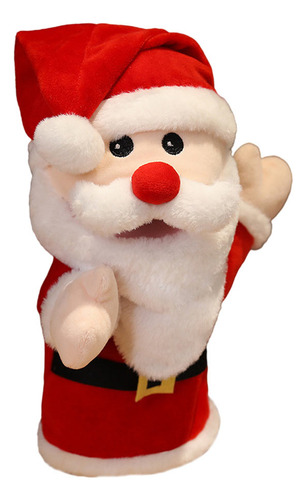 Marioneta De Mano De Peluche Marioneta De Papá Noel