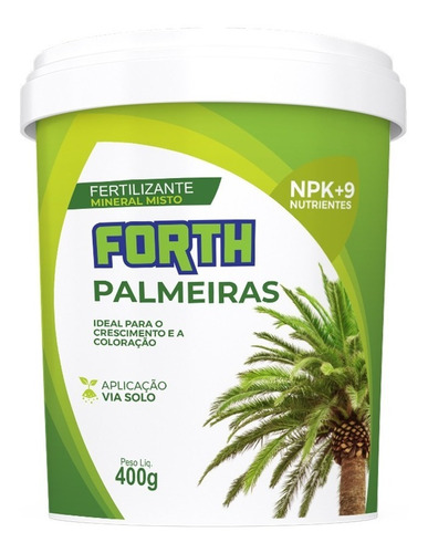 Imagem 1 de 5 de Fertilizantes Forth Para Palmeiras 400g