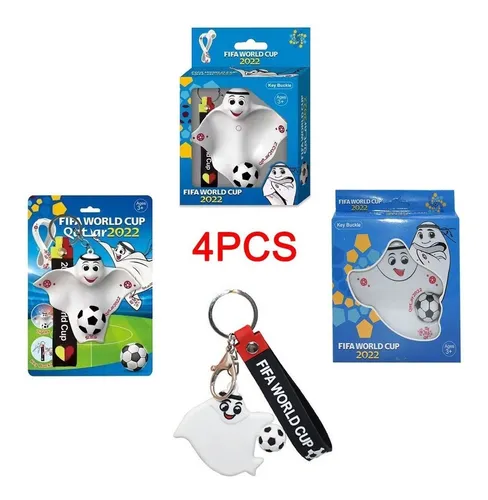 Copa Del Mundo 2022 Qatar Llavero Kawaii Colecci n Lind 4 P