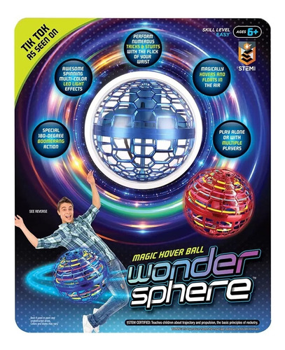 Esfera Dron Wonder Sphere Magic Hover Ball Azul