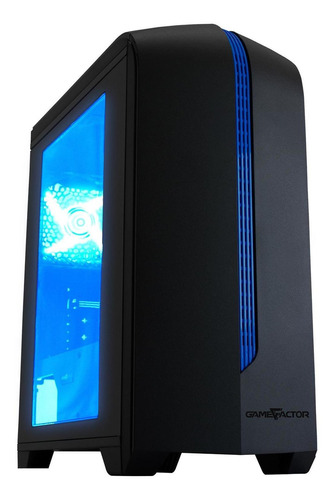 Gabinete Gamer Game Factor Csg500 Micro Atx Azul