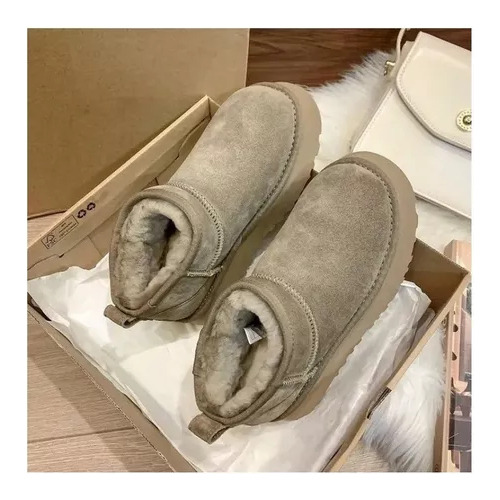Bota Tipo Pantufla Forrada Para Mujer