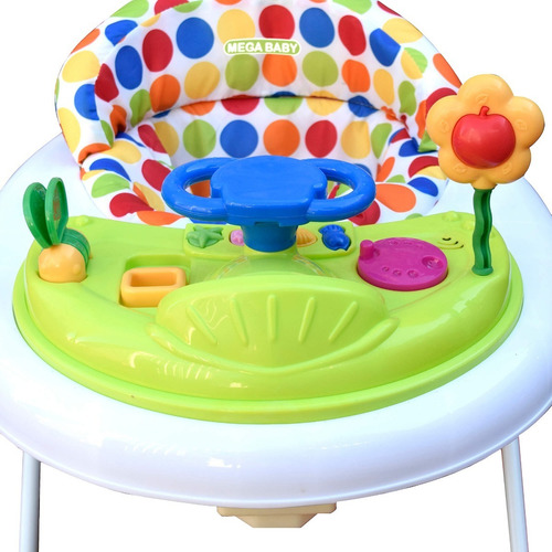 Imagen 6 de 9 de Andador Mega Baby Bebe Musical Bandeja Con Actividades