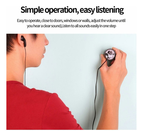 Amplificador De Som Dispositivo De Escuta De Parede Audio