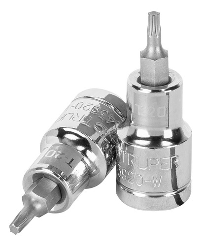 Dado Punta Torx Convexa T20 Cuadro 1/2´ Acero Pulido 13434
