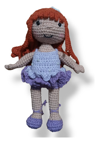 Muñeca A Crochet 22cm