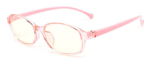Lentes Flexibles Para Computadora +paño+ Funda Anti Luz Azul Rosa