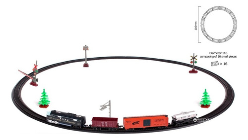 Tren A Pilas Playset Intl Express Classic Fenfa Esc 1:87