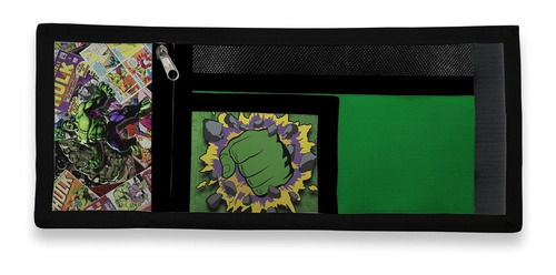 Imagem 3 de 4 de Carteira Infantil Hulk