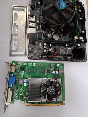 Kit Proc. I5 750 3,46ghz + Placa H55 1156 + 8gb Ddr3 + Video Verde-escuro (Usado)