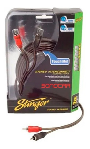 Cable Rca Stinger  De 2ch De 0,90m Serie 1000 Si123 Sonocar