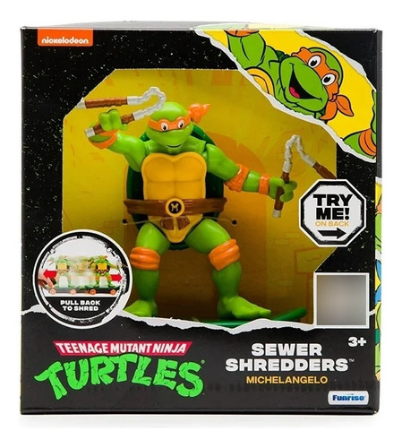 Tortugas Nija Sewer Shredders, Michelangelo, Classic Edition